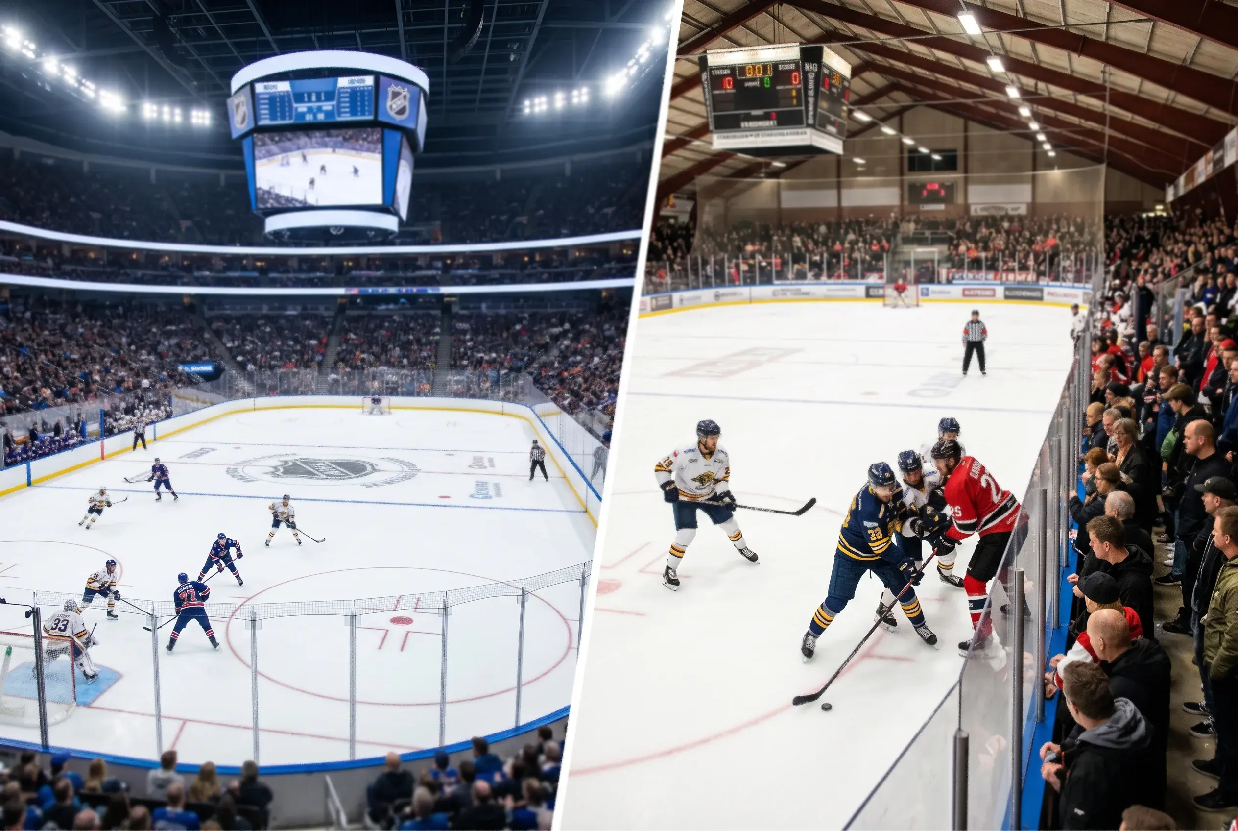 NHL og Metal Ligaen ishockey kampe med odds-muligheder for danske bettors