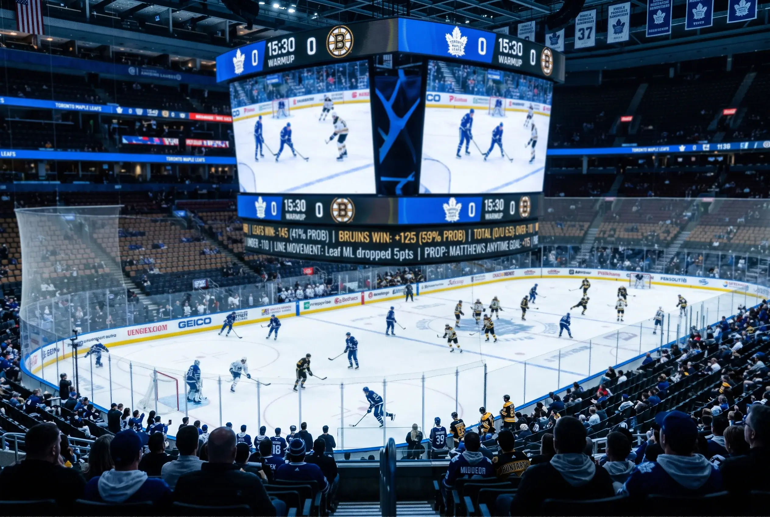 NHL prediction markets med Kalshi og Polymarket