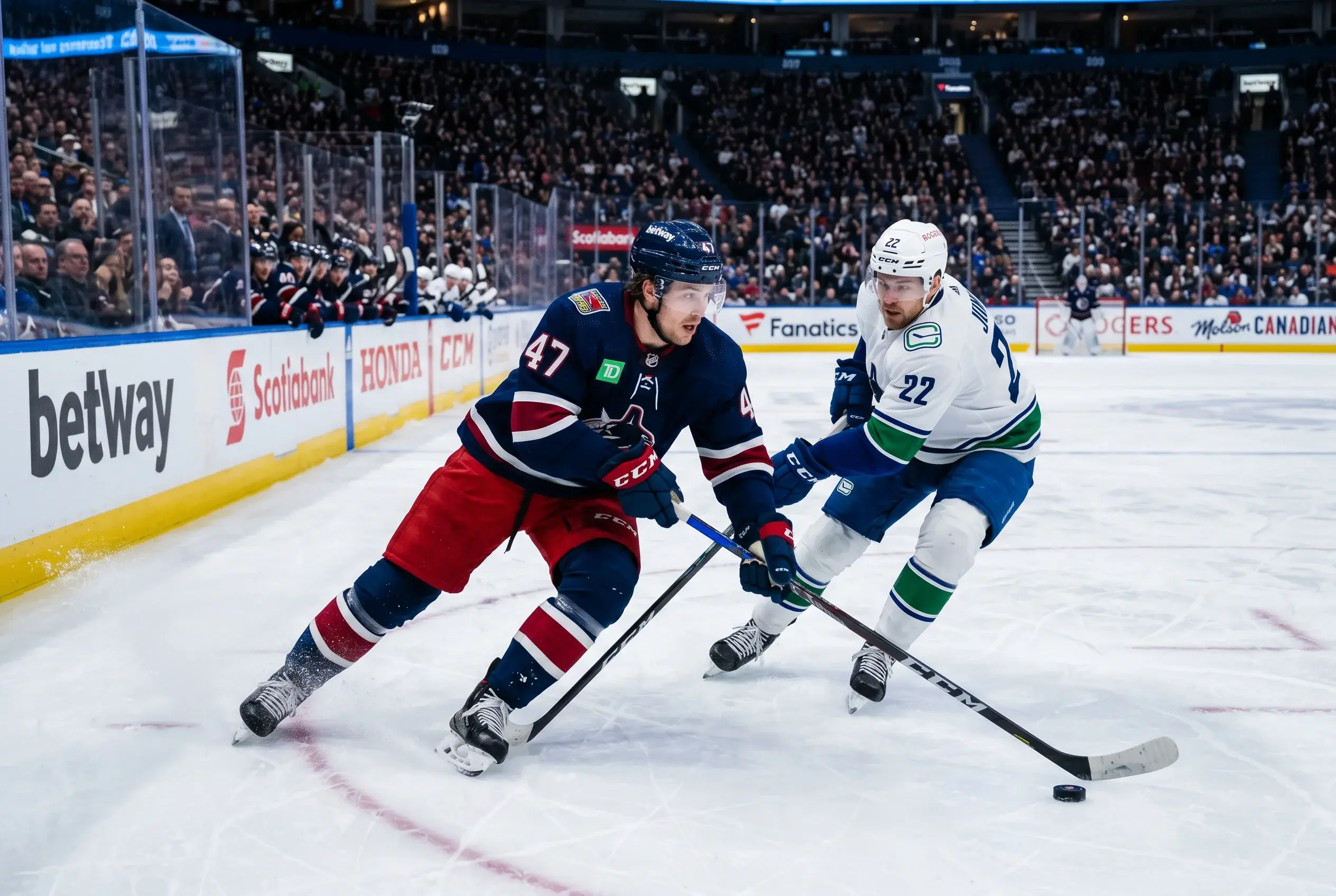 NHL sponsorater og betting partnerskaber med jersey patches